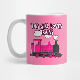 This Girl Loves Trains, Steam Train Mug